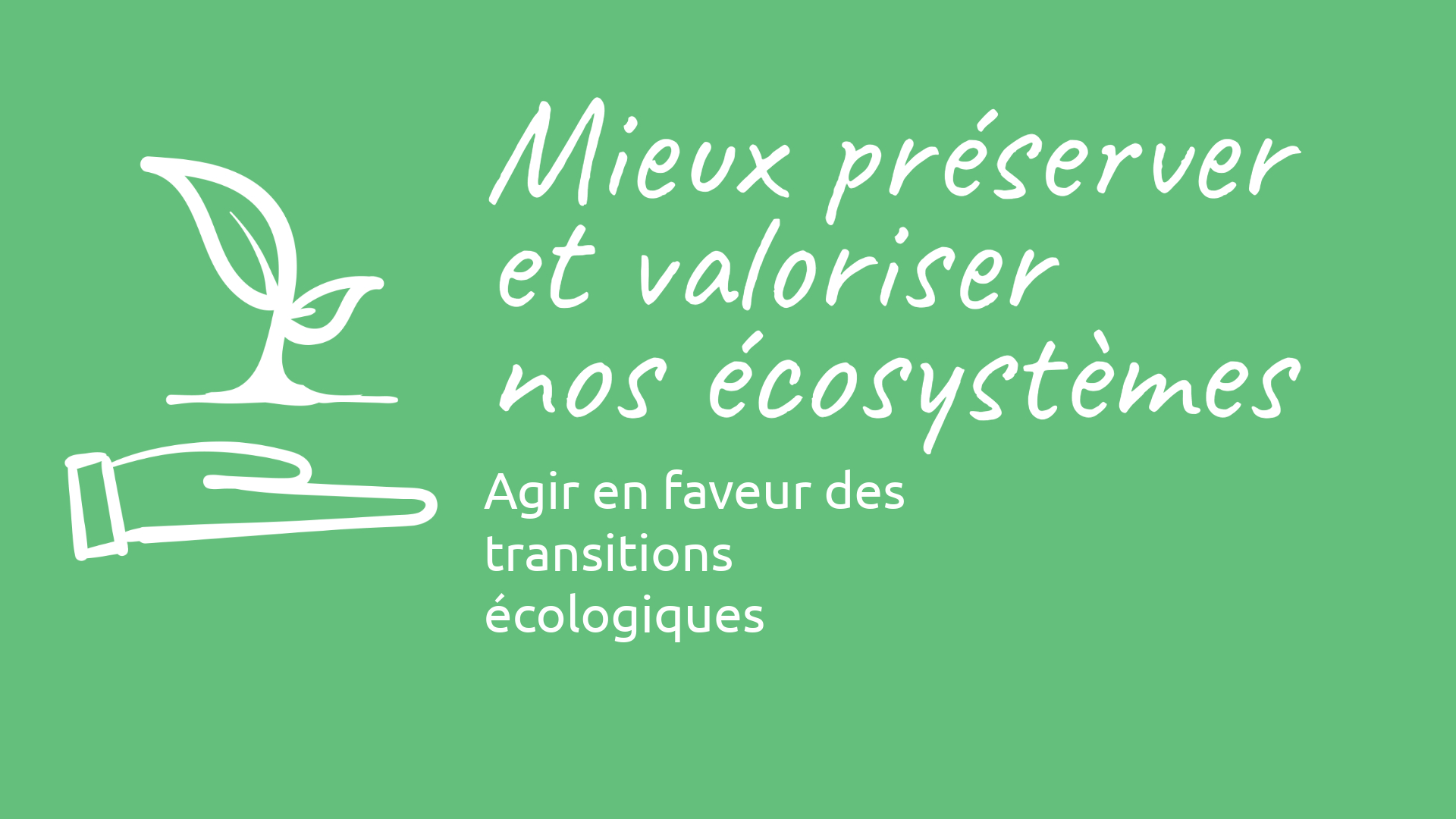 Featured image for “Mieux préserver et valoriser nos écosystèmes”